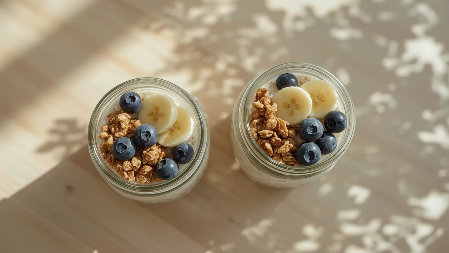 schnelles frühstück mit haferflocken ohne kochen